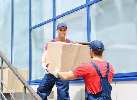 Professional removal van ready for a local move in Elephant and Castle