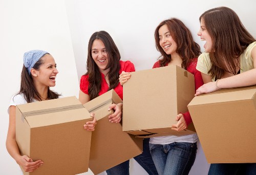 Donatable furniture and reusable items set aside for local charities