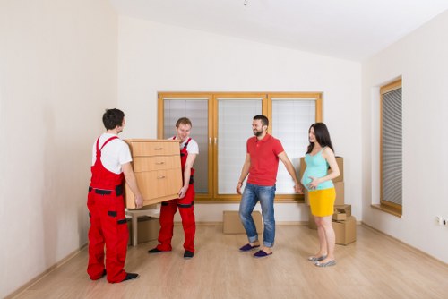 House removalists in Elephant and Castle preparing moving boxes
