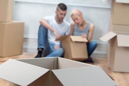 House removalists handling a family move in Elephant and Castle